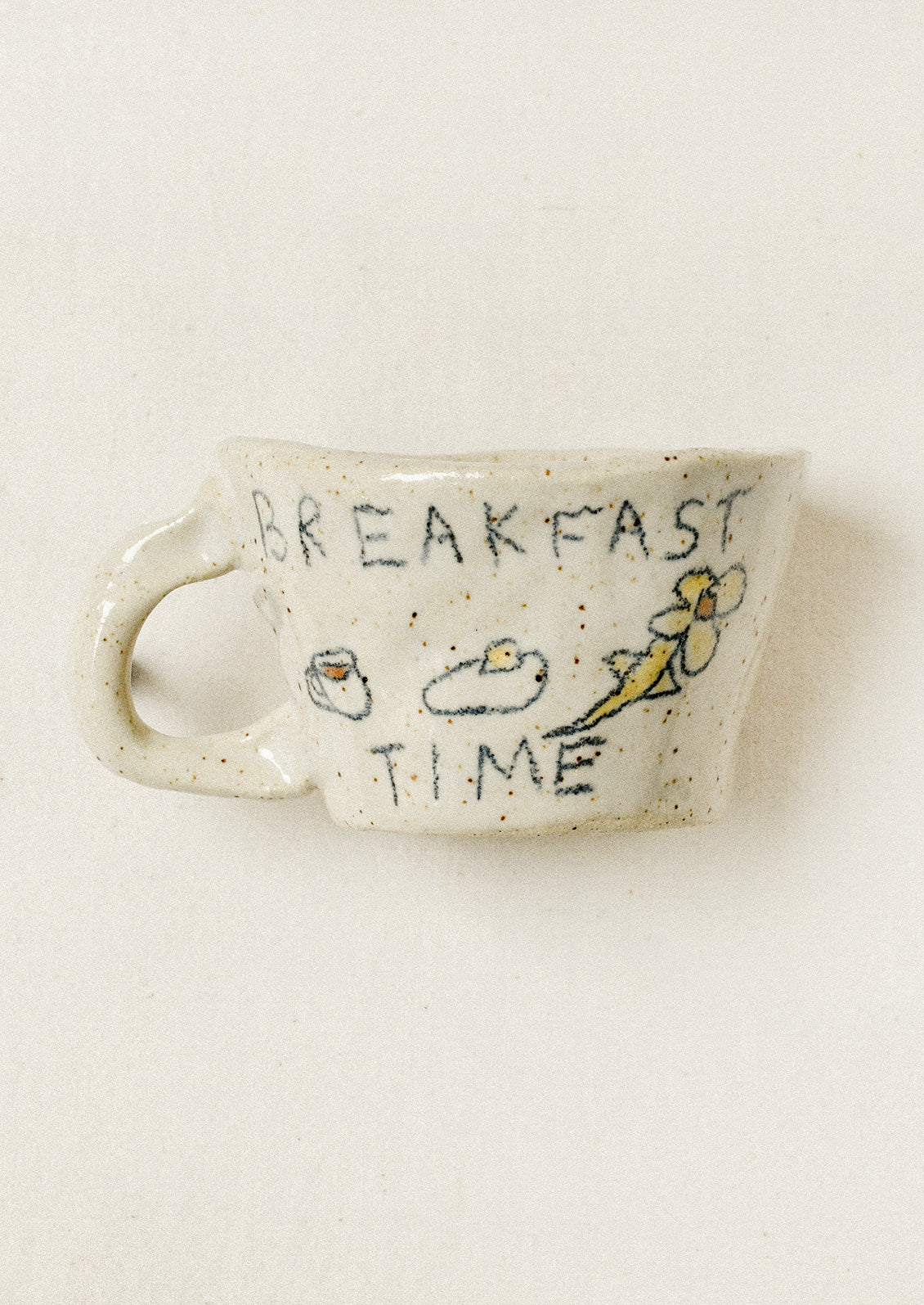 Illustrated Ceramic Espresso Cup