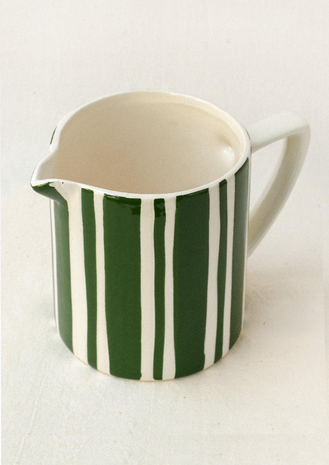 Pierre Striped Ceramic Pitcher