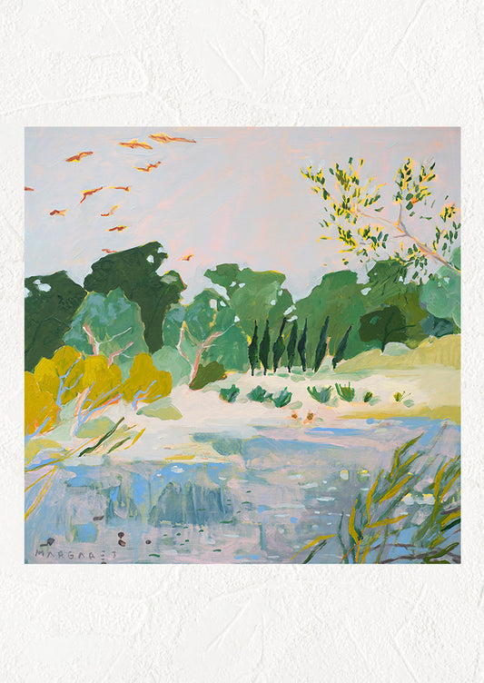 "Shallow Waters" art print.