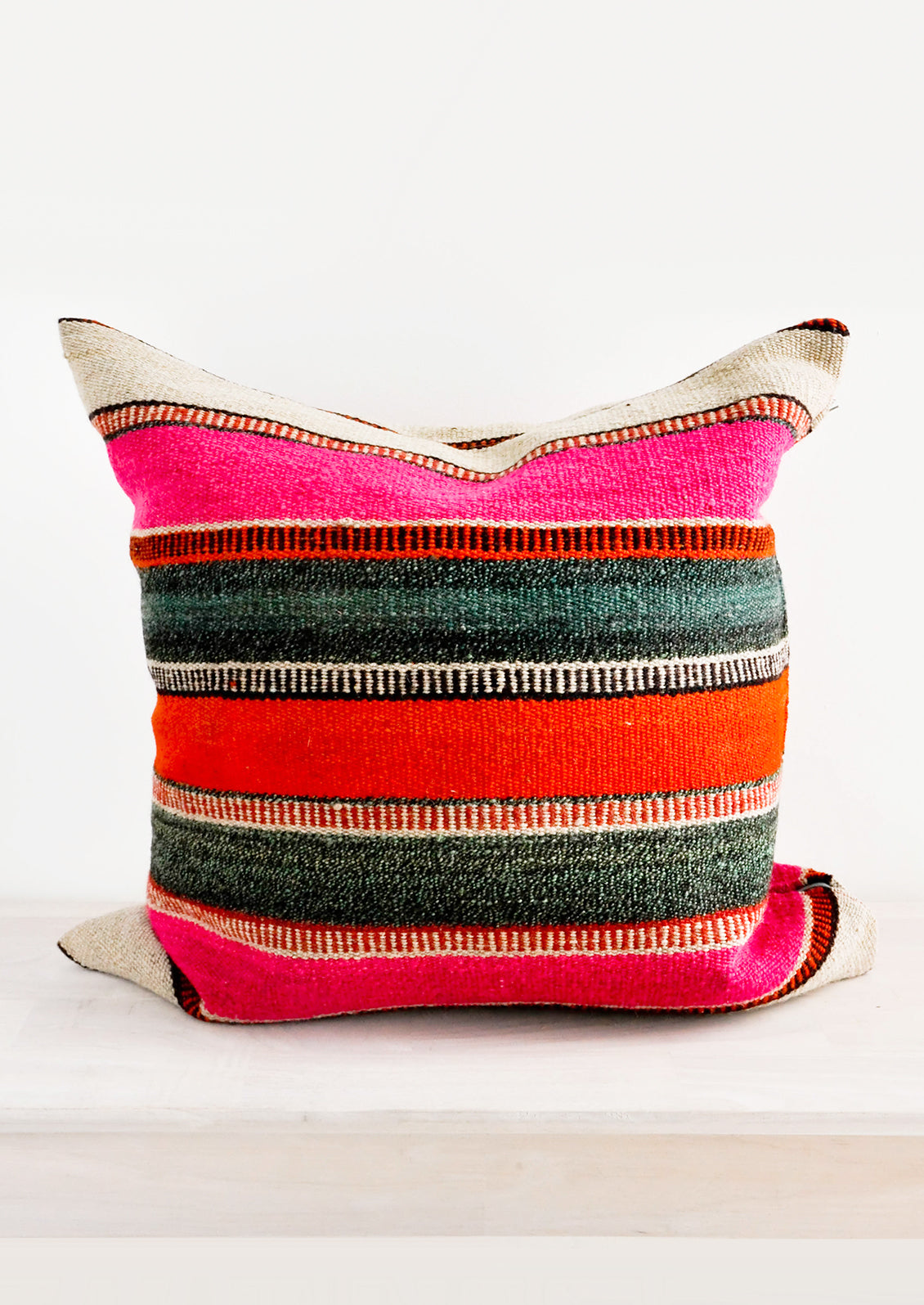 Bolivian Frazada Pillow in Camino, 22" in  - LEIF
