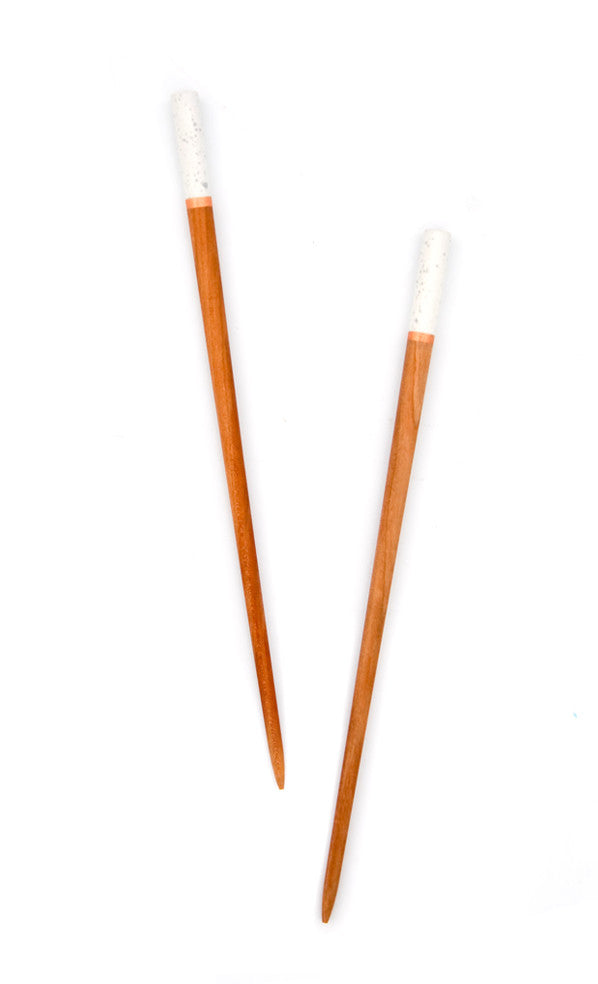 Hank by Henry Chopsticks in White Speckle / Cherry - LEIF