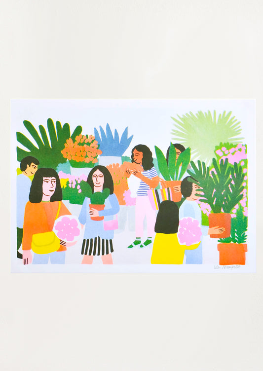 Flower Market Print in  - LEIF