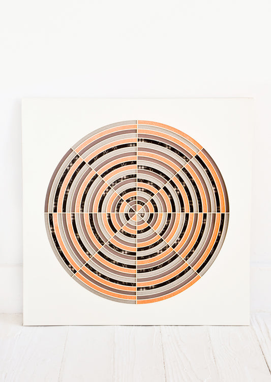Bullseye Laser Cut Artwork in  - LEIF