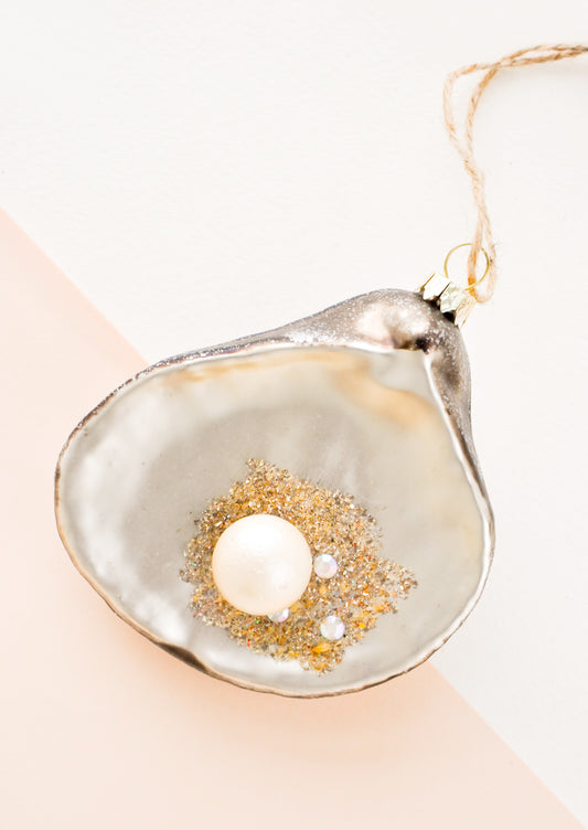 Pearled Oyster Ornament in  - LEIF