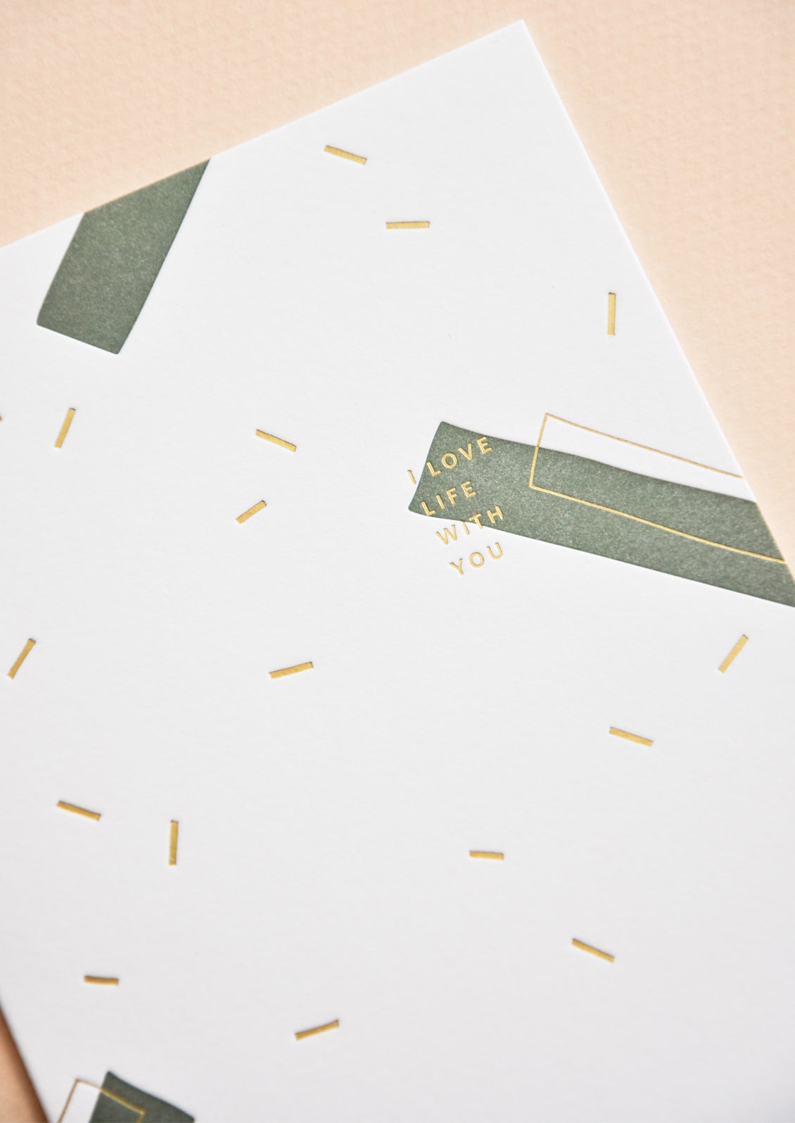 I Love Life With You Card in  - LEIF