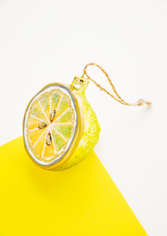 Sliced Lime Ornament in  - LEIF