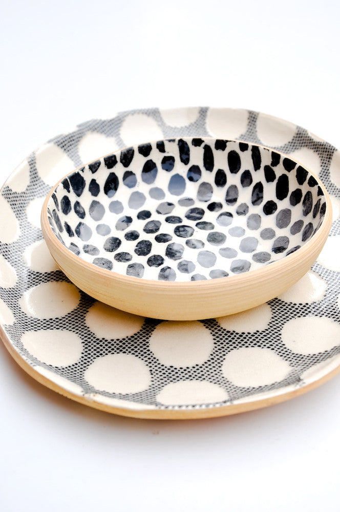 Spotted Serving Set in  - LEIF