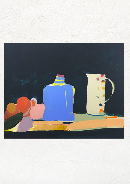 A still life art print painting style.